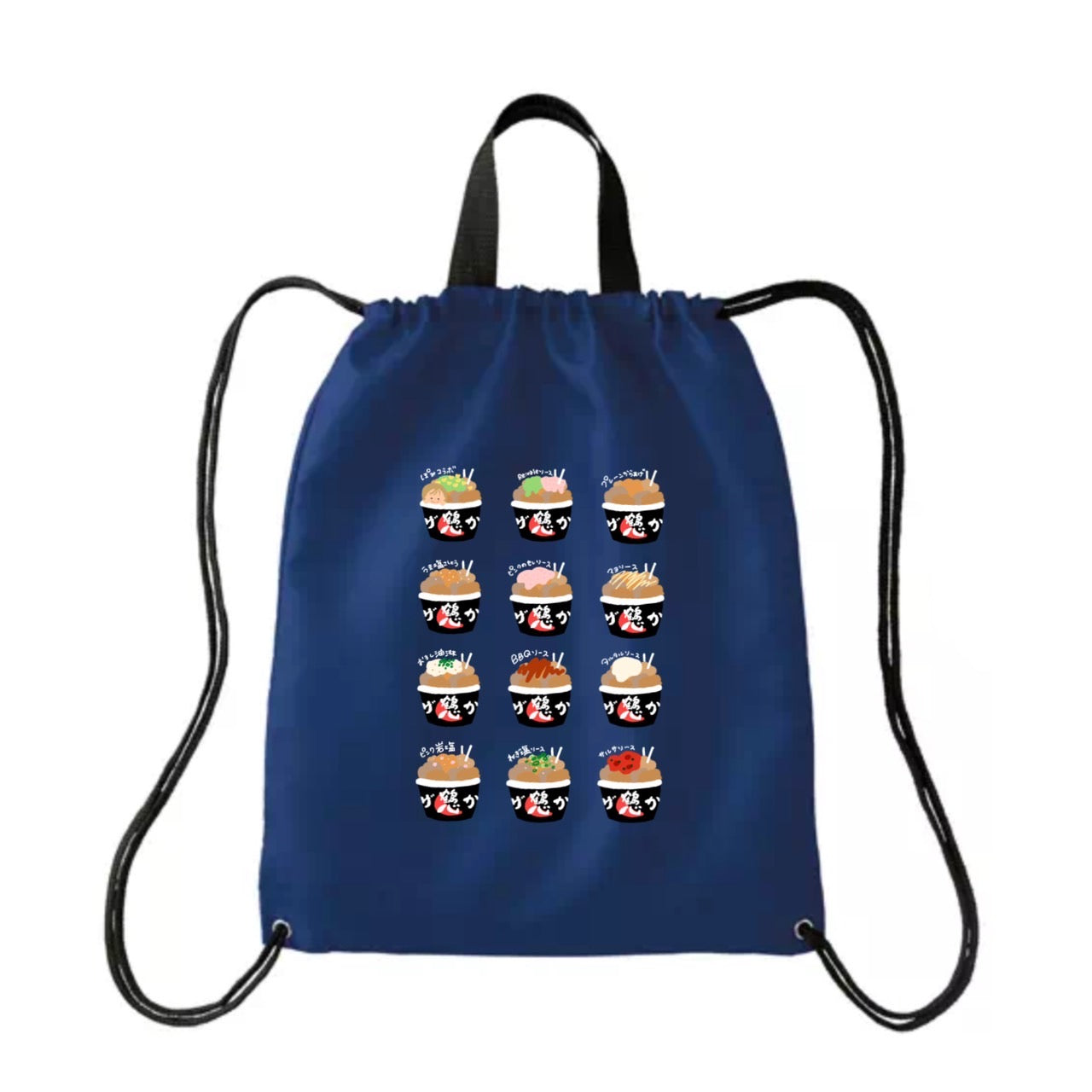 鶴心コラボ ナップサック