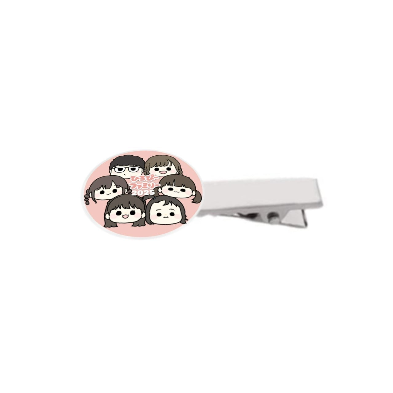 ひろぴーファミリー アクリルヘアピン