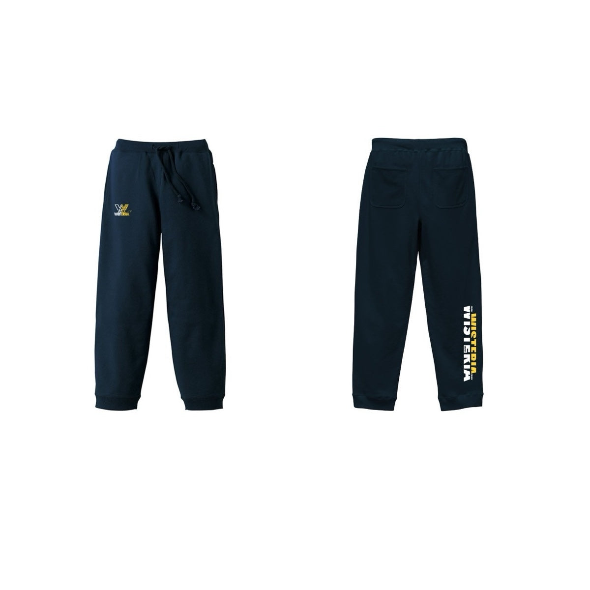 WISTERIA スウェットパンツ ホワイト/イエロー