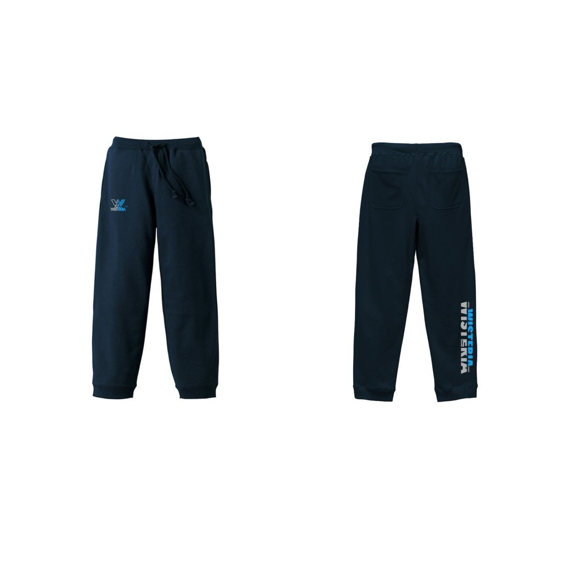 WISTERIA スウェットパンツ シルバー/水色