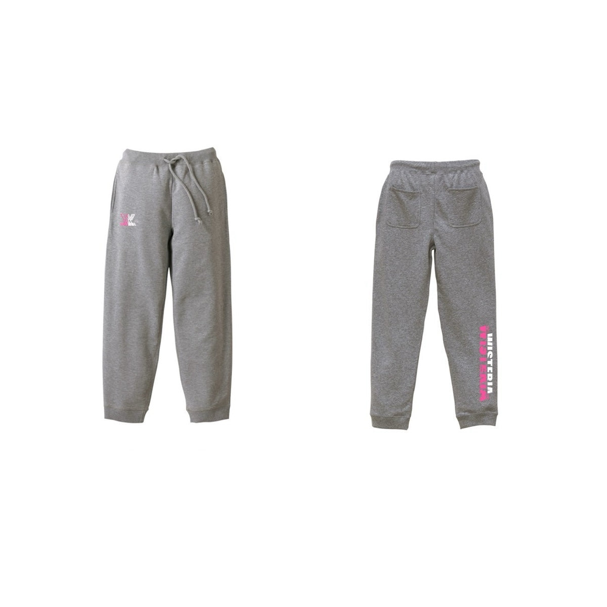 WISTERIA スウェットパンツ ピンク/ホワイト