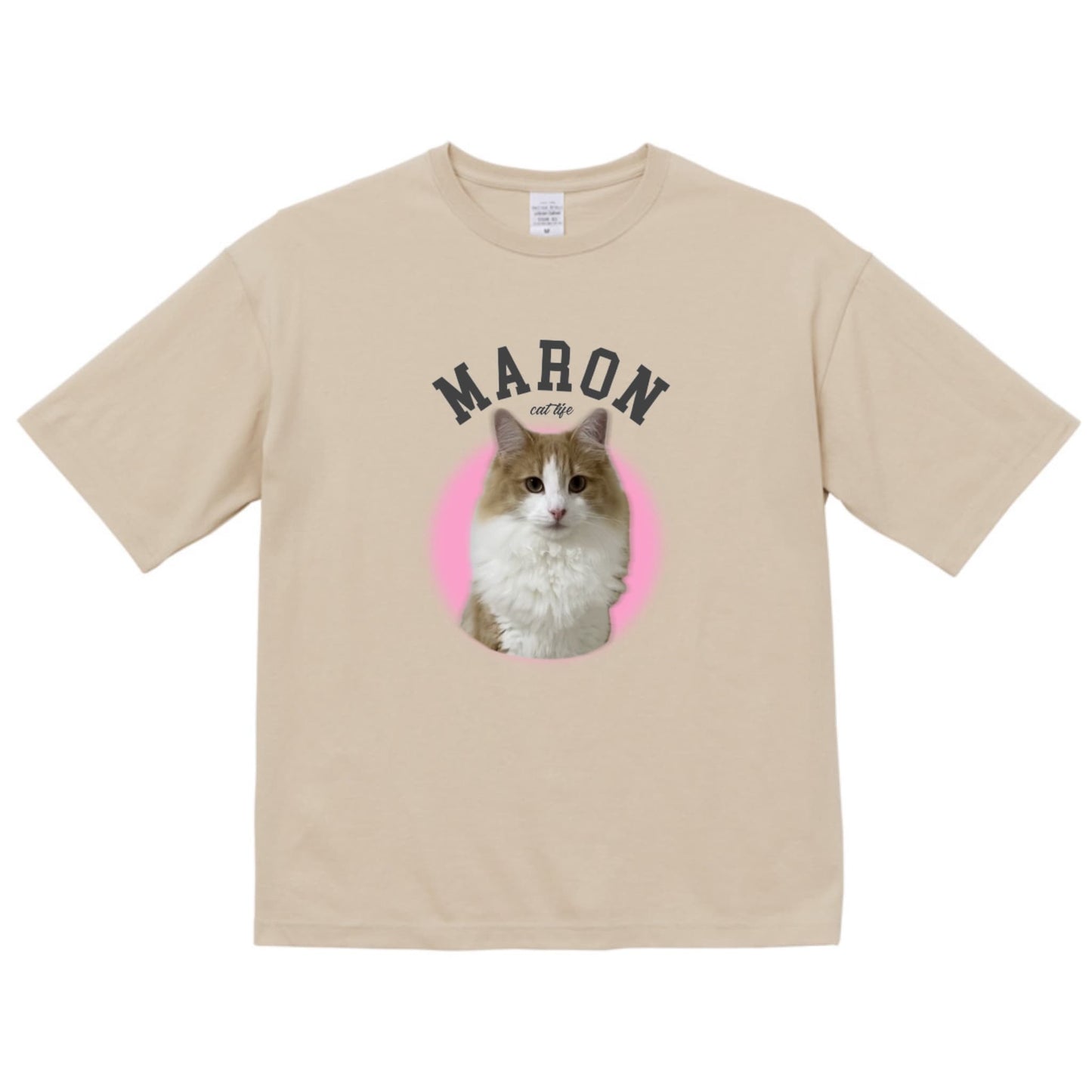オーバーサイズ マロンTシャツ