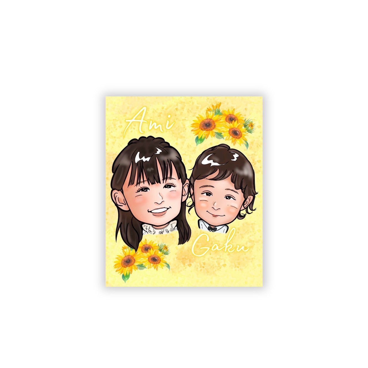 Ami & Gaku ステッカーA
