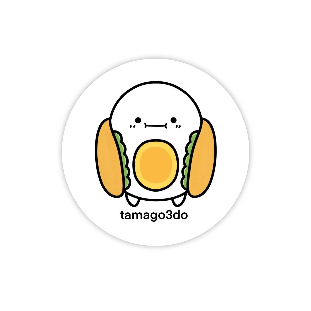 たまご3ド ステッカー