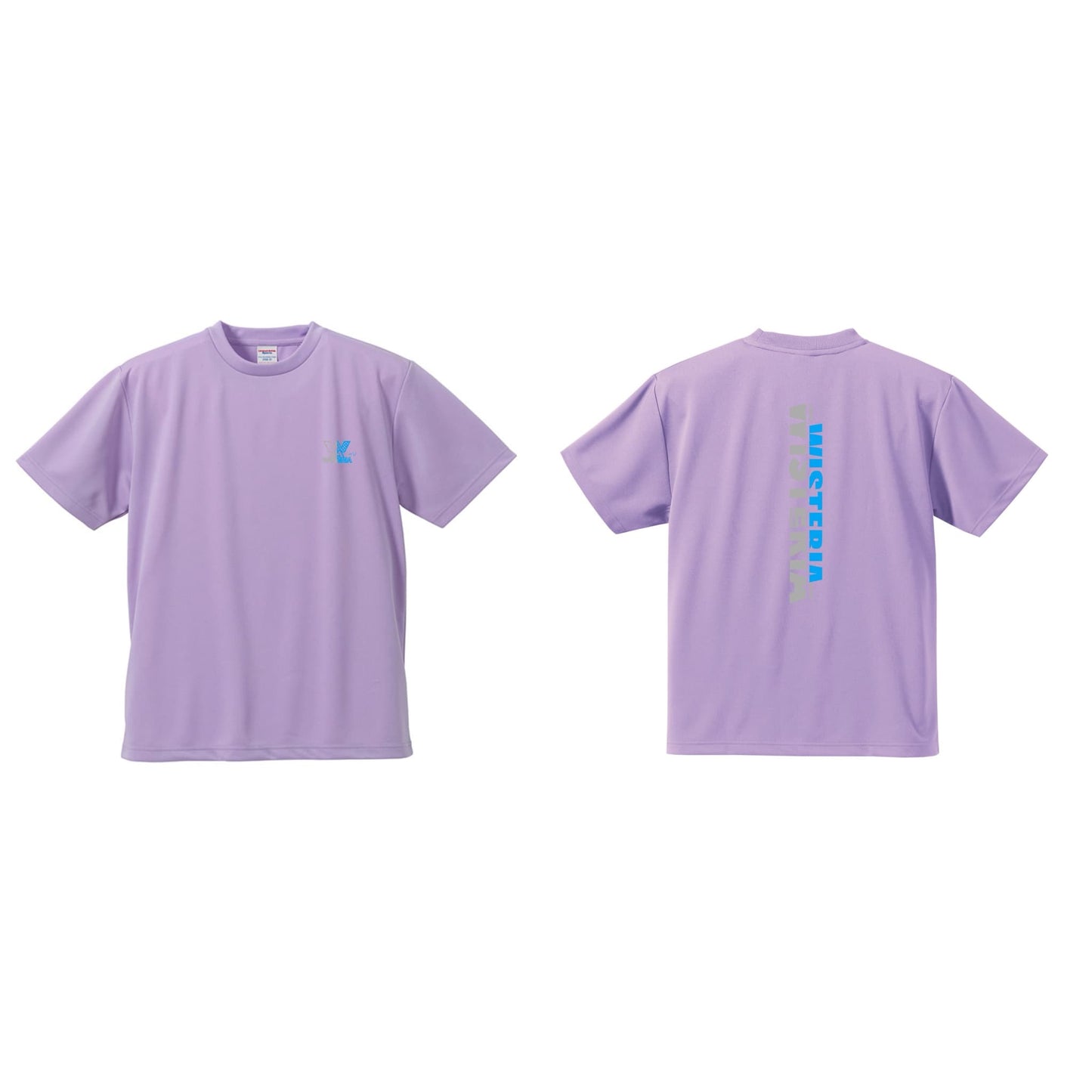 WISTERIA Tシャツ シルバー/水色