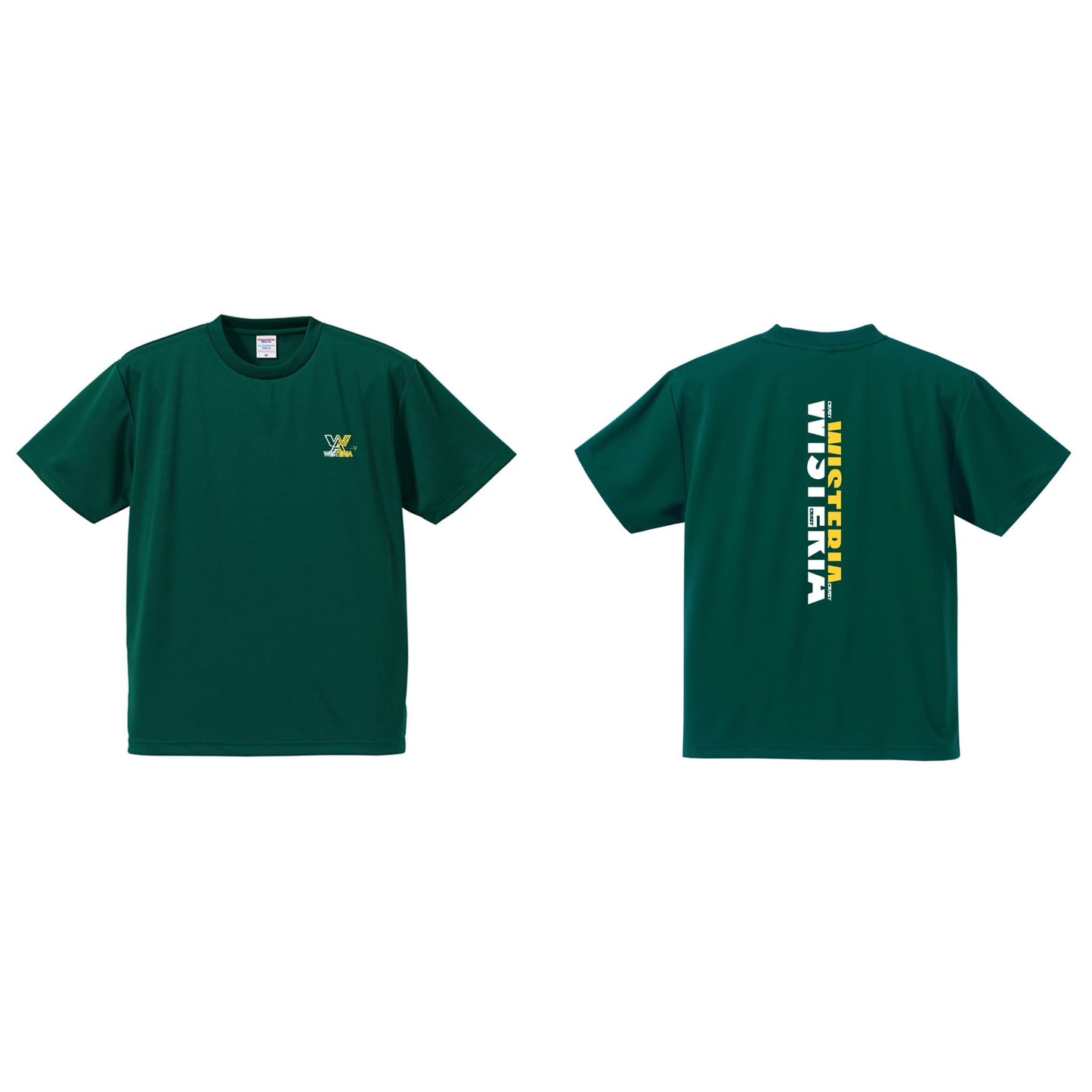 WISTERIA Tシャツ ホワイト/イエロー