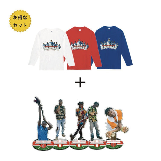 たけしいっぱいロングTシャツ ＋アクスタ