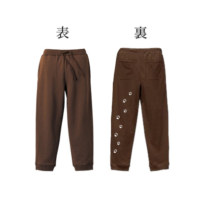 足跡スウェットパンツ