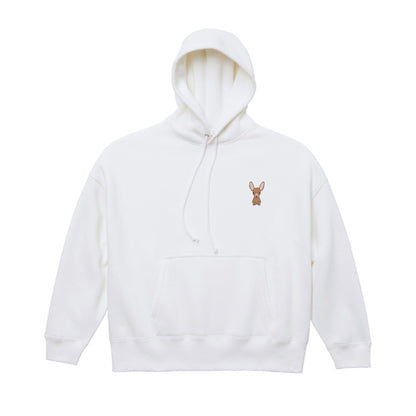 レイス刺繍パーカー