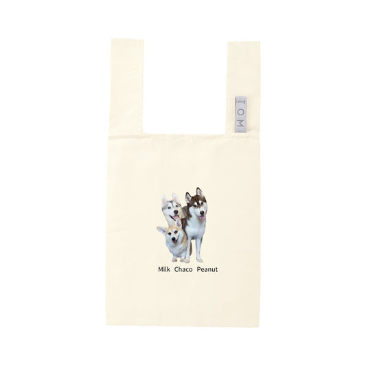 Milk &Chaco &Peanut エコバッグ