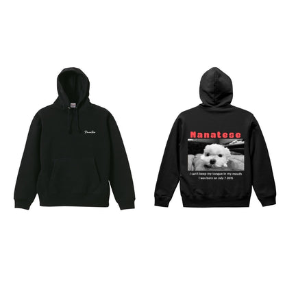 Nanatese パーカーA(モノクロ)