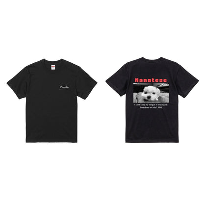 Nanatese TシャツA(モノクロ)