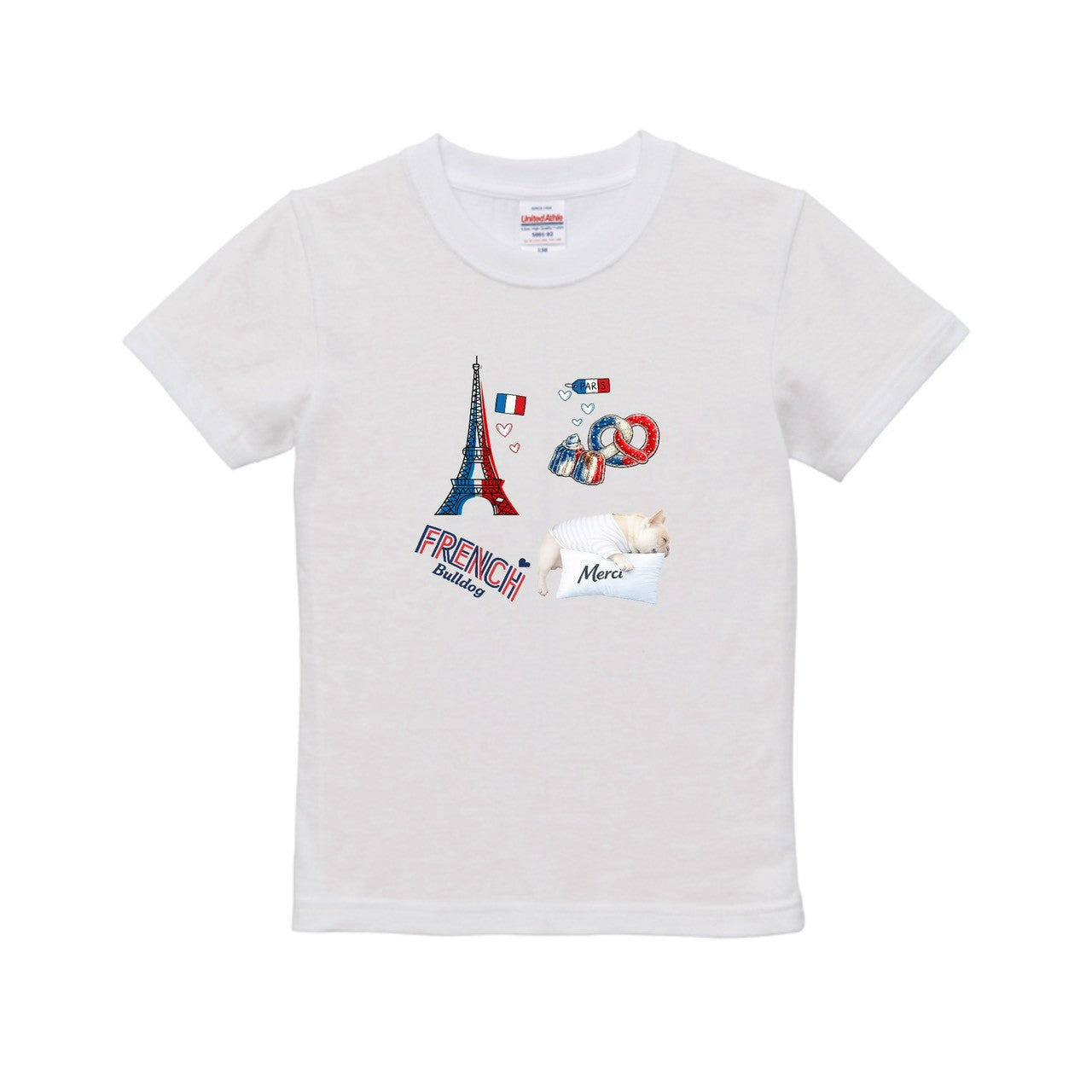 FRENCH BULLDOG キッズTシャツ