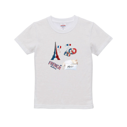FRENCH BULLDOG キッズTシャツ
