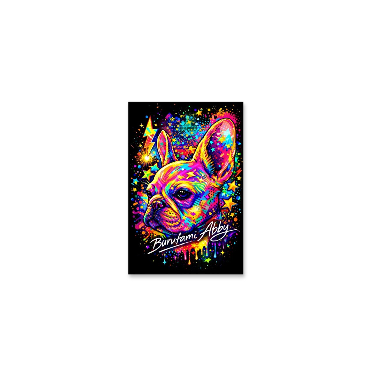 ぶるふぁみのアビー ステッカーA