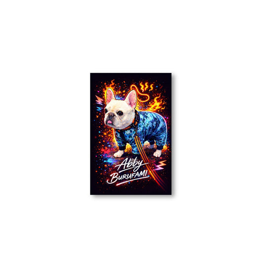 ぶるふぁみのアビー ステッカーC