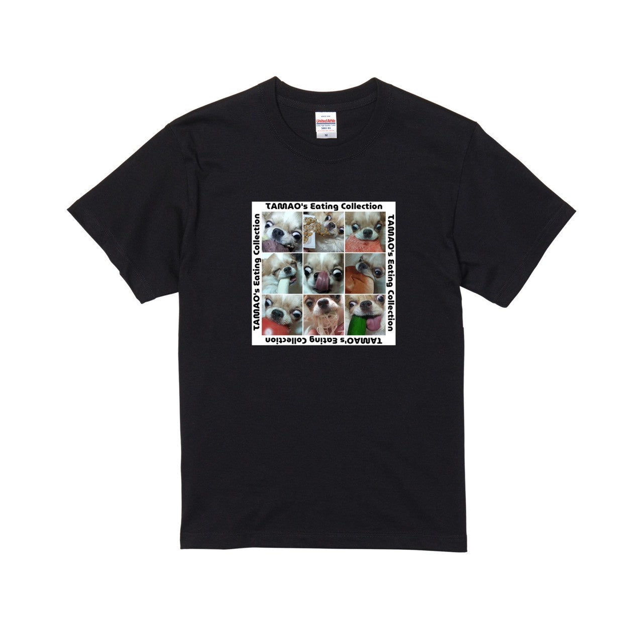 えちごやとちわわプリントTシャツ