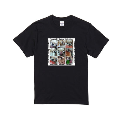 えちごやとちわわプリントTシャツ