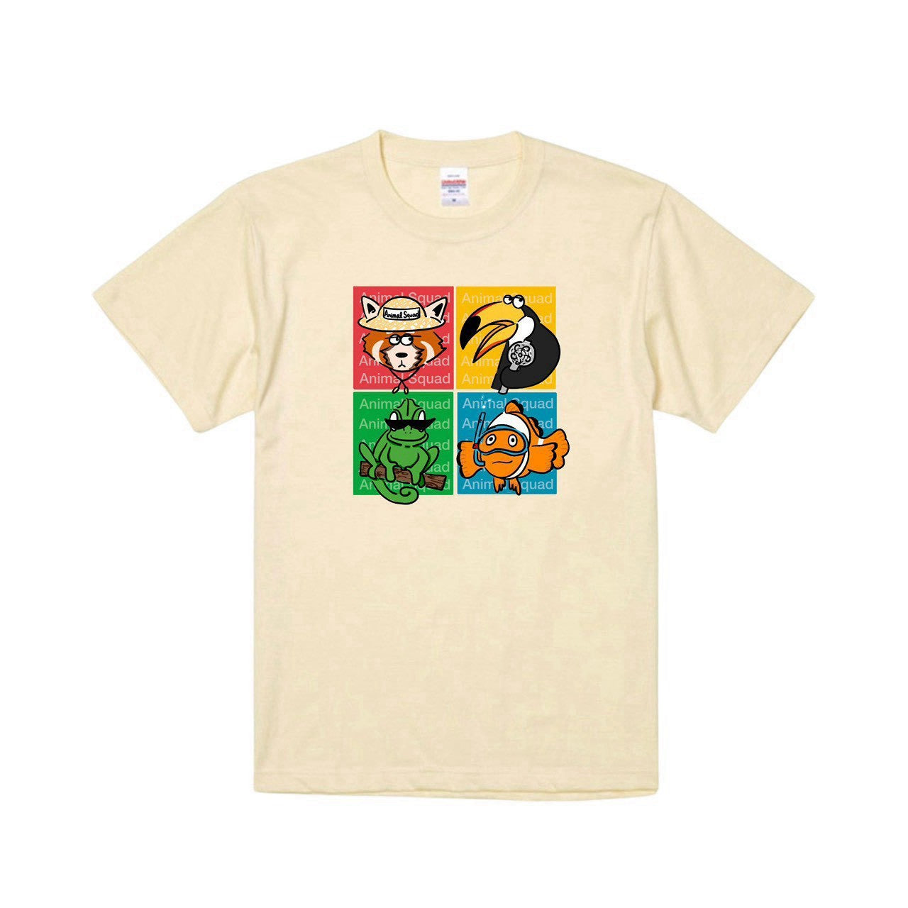 Animal Squad イラストTシャツ