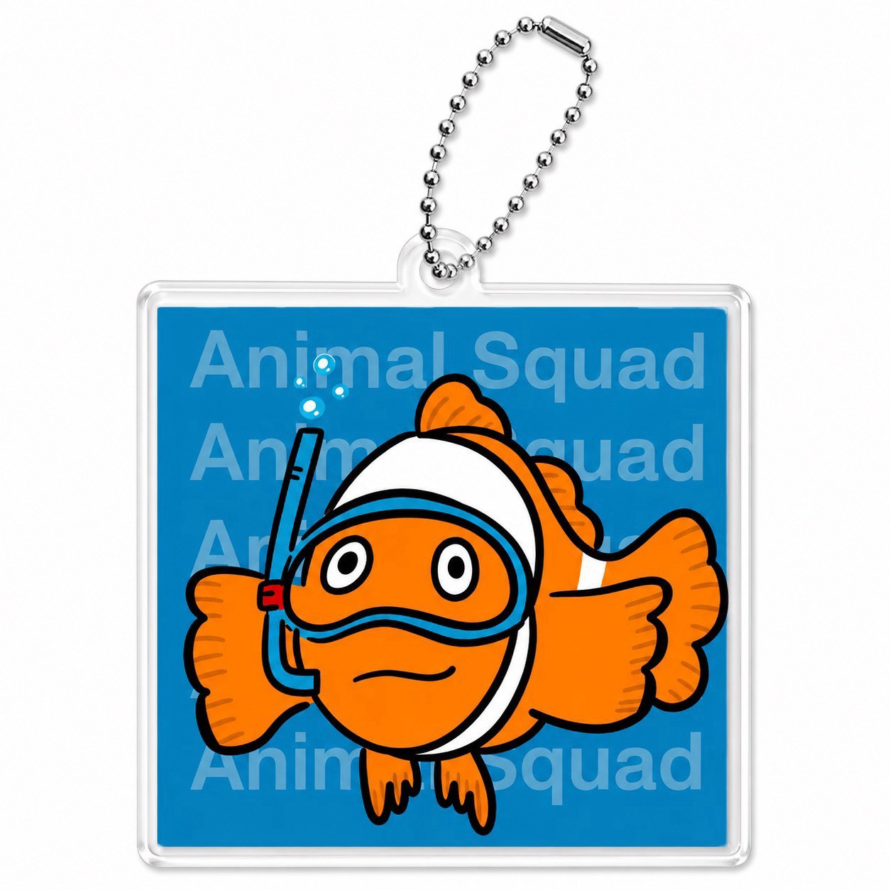 Animal Squad イラストアクキーblue