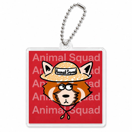 Animal Squad イラストアクキーred