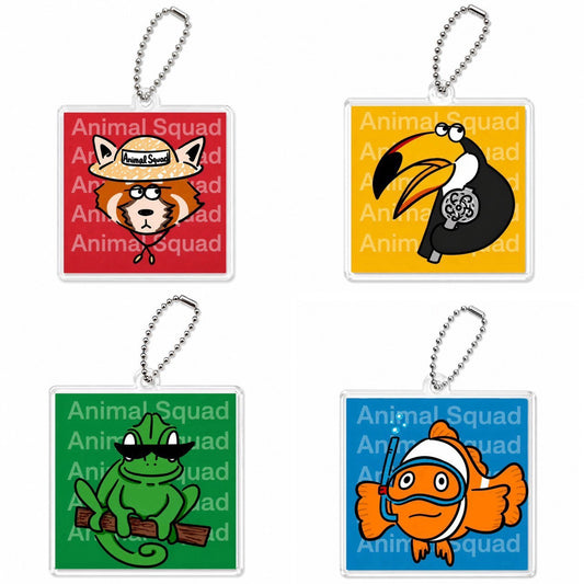 Animal Squad イラストアクキーセット