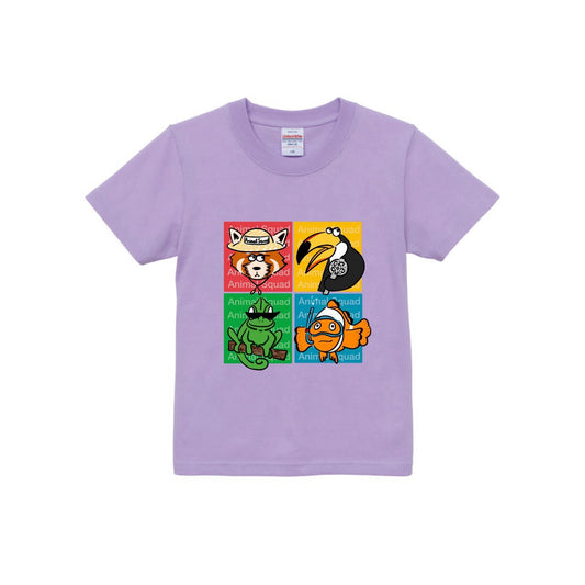Animal Squad イラストkidsTシャツ