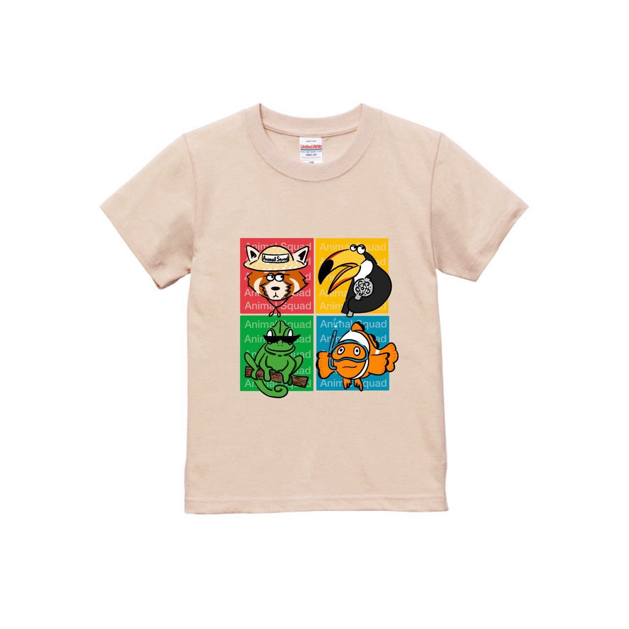 Animal Squad イラストkidsTシャツ