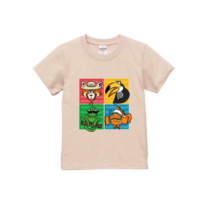Animal Squad イラストkidsTシャツ