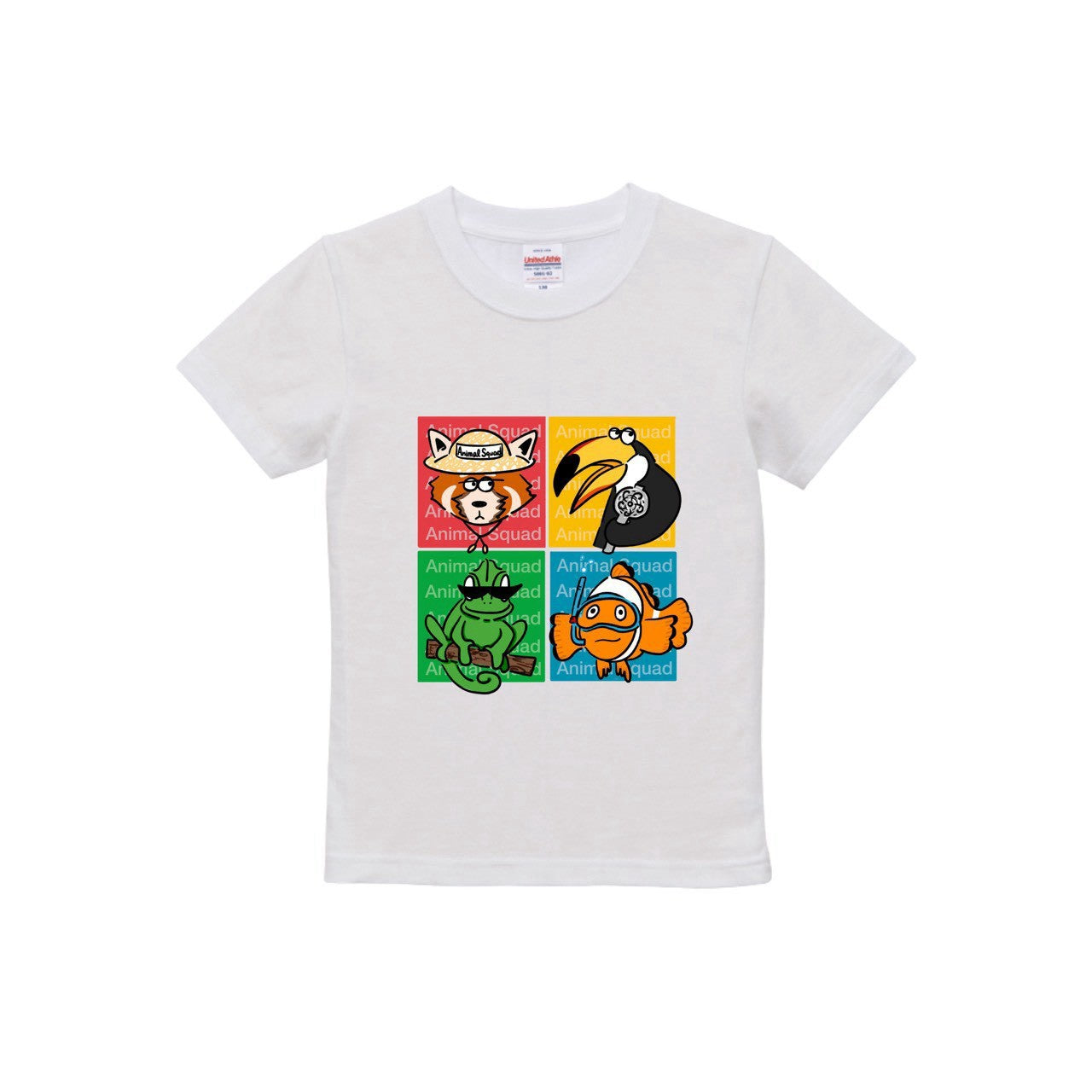 Animal Squad イラストkidsTシャツ