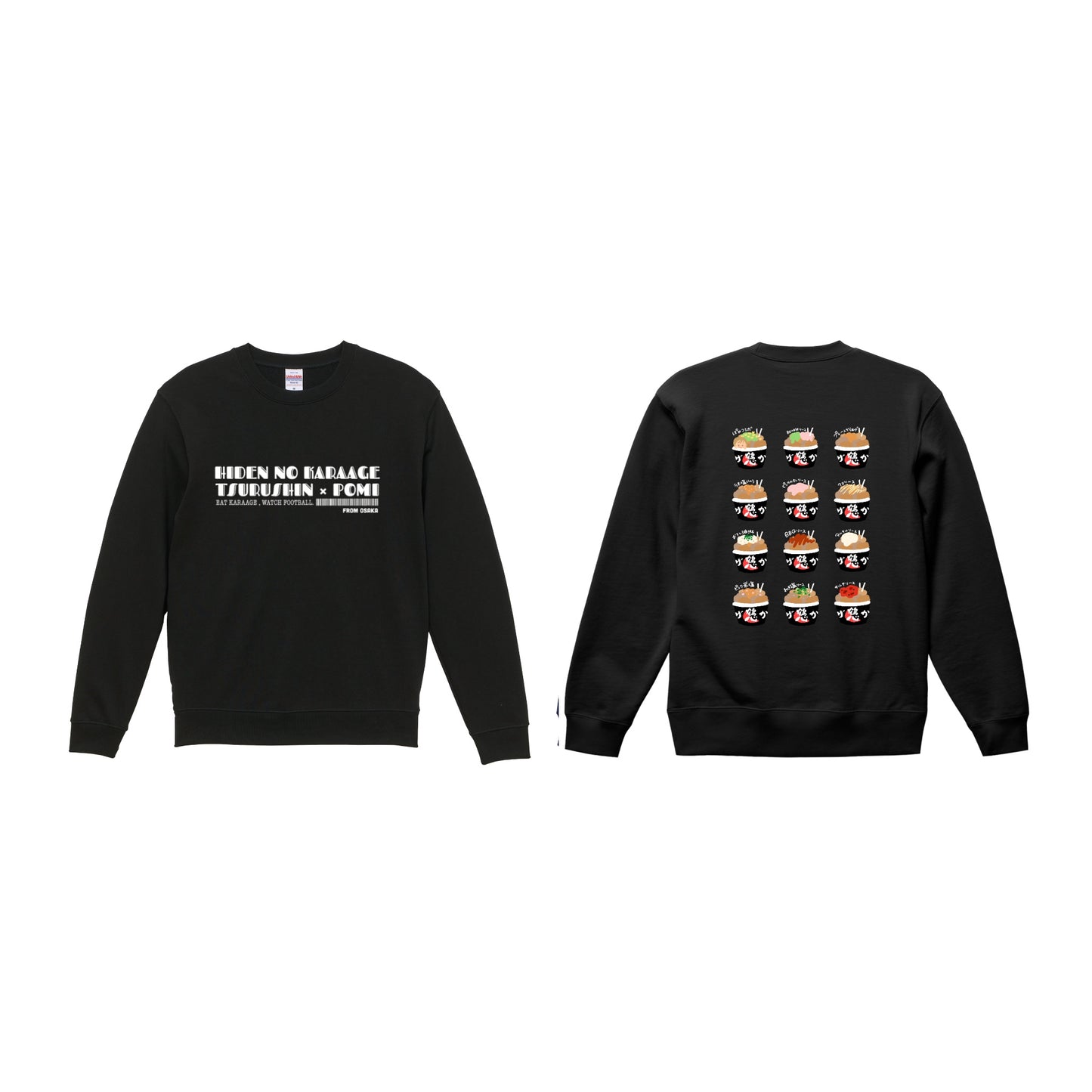 鶴心コラボ トレーナー