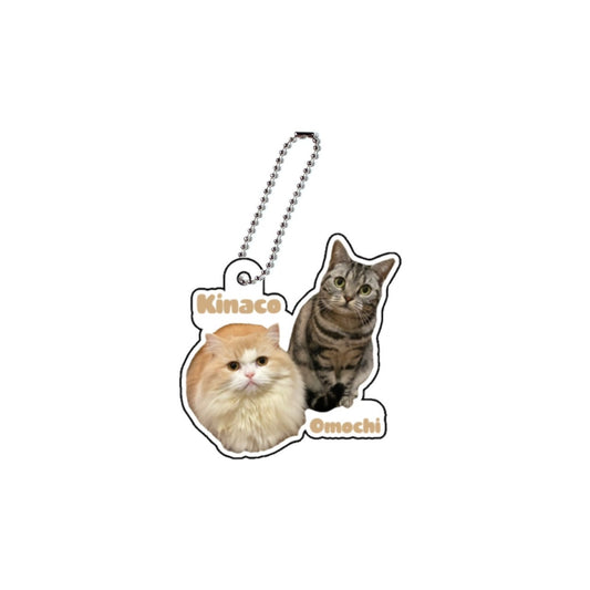 きなこ＆おもちアクキー
