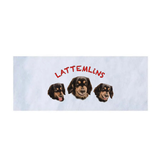 ラテ イラストタオル