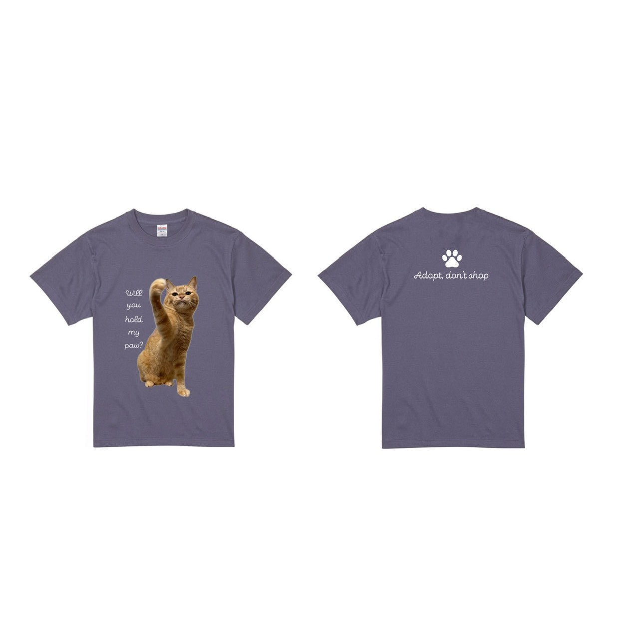 Will you hold my paw? Tシャツ