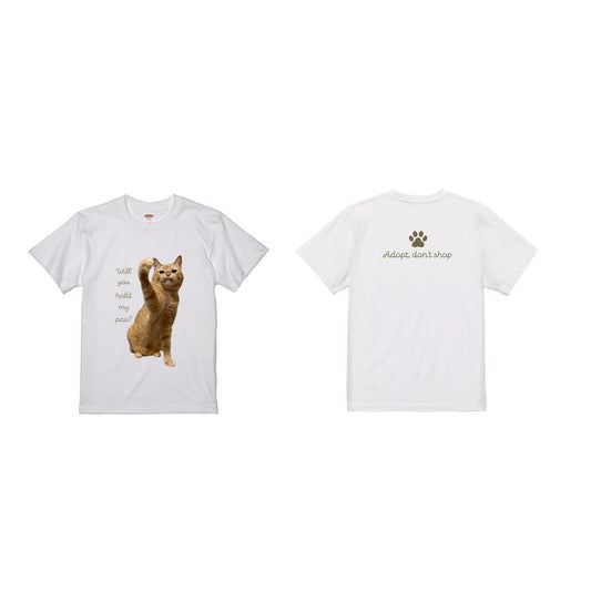 Will you hold my paw? Tシャツ