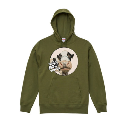 hello! NEW world パーカー