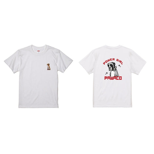 椎茸パワ子Tシャツ