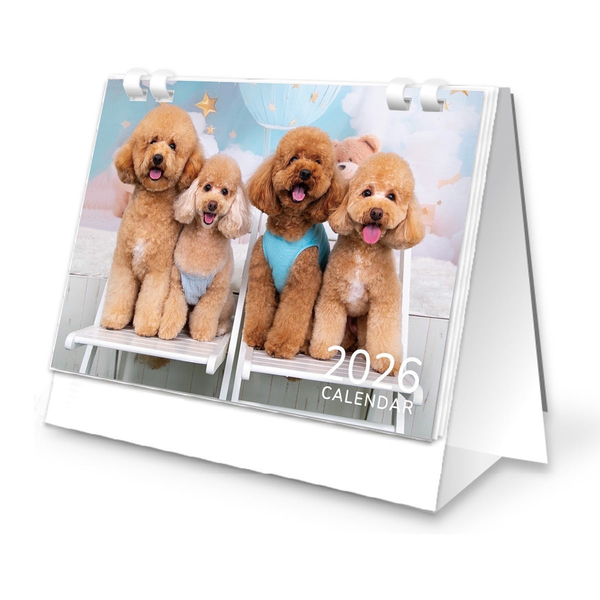 ププほのぼの日記2026 卓上カレンダー