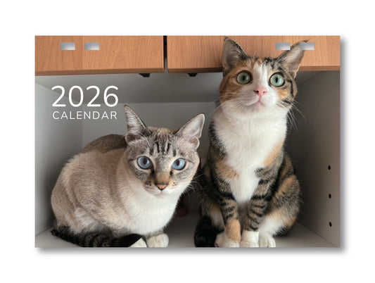 レオ＆イロハ 2026卓上カレンダー