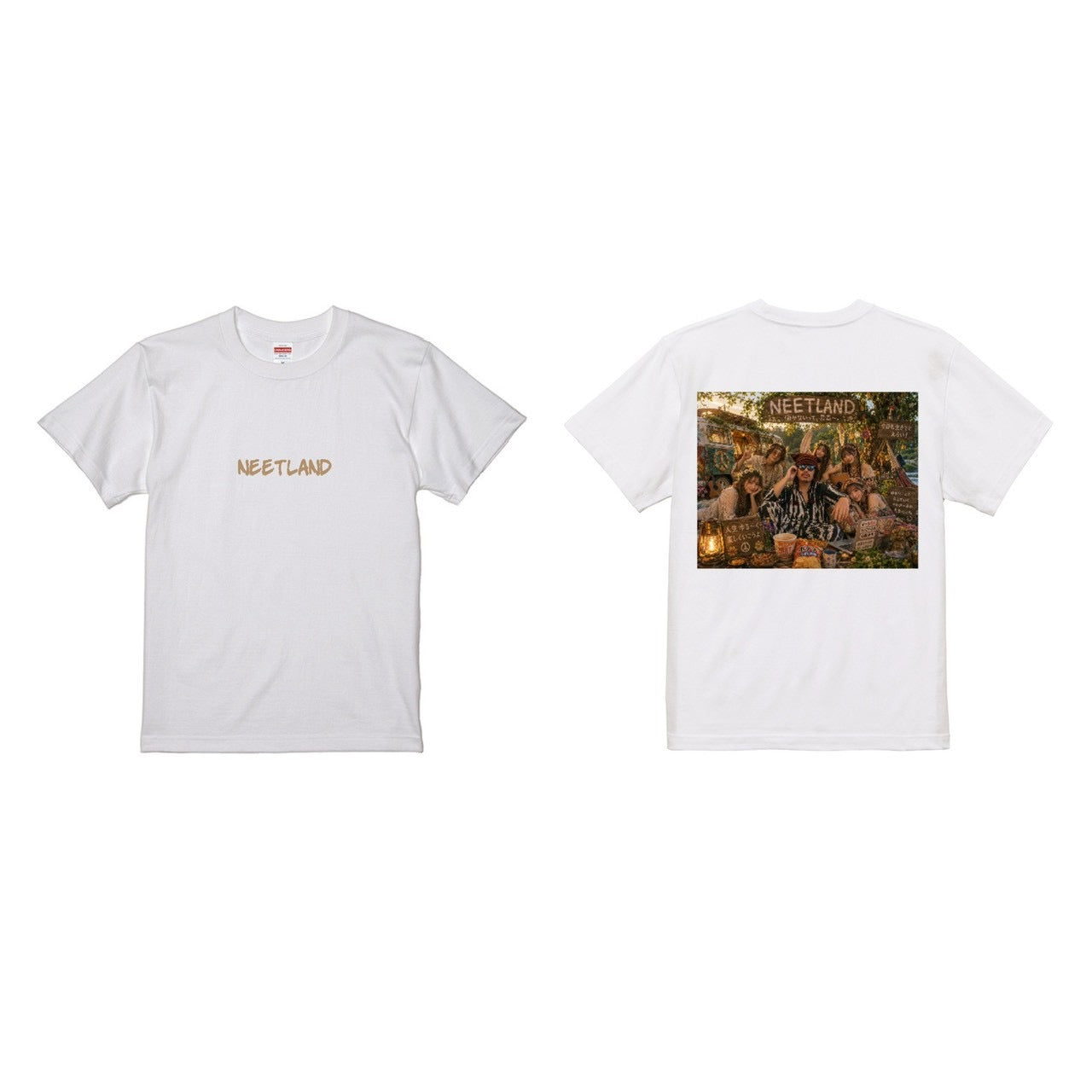 NEETLAND 今日も生きててえらい! Tシャツ