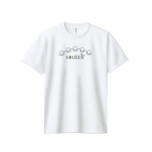 SQUEEN フロントプリントTシャツ
