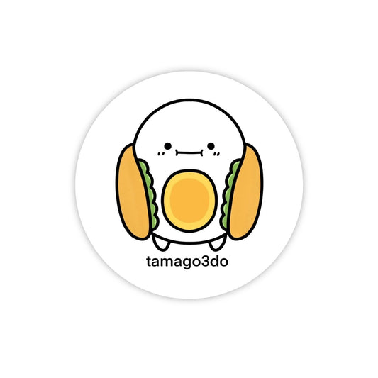 たまご3ド ステッカー