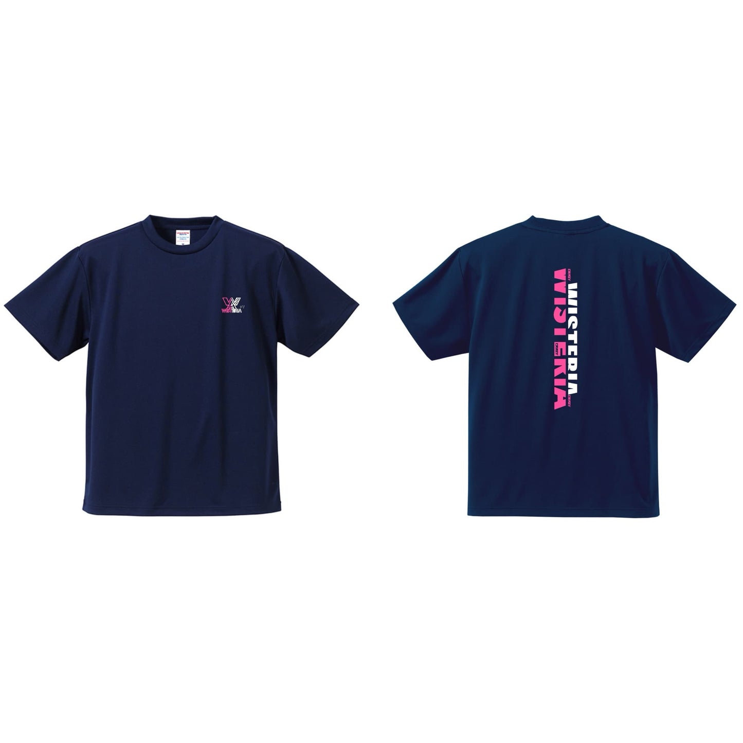 WISTERIA Tシャツ　ピンク/ホワイト